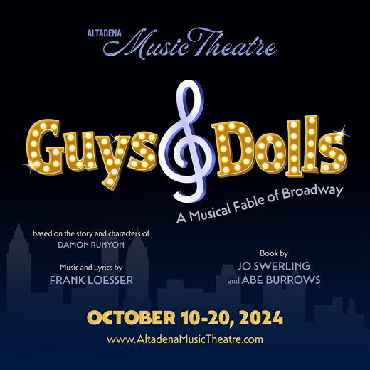 Guys and Dolls show poster