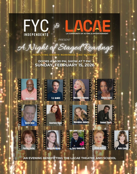 Another Night of Staged Readings with Emmy® Nominees and Winners