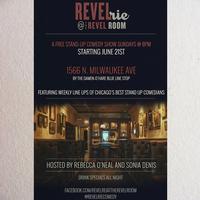 Revelrie @ The Revel Room | free stand up comedy Sundays in Wicker Park! 8/9 show poster