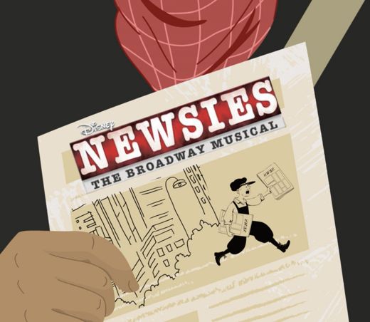 Newsies show poster
