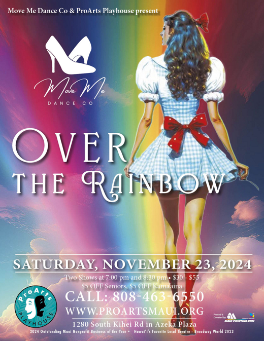 Move Me Dance Co: Over the Rainbow show poster