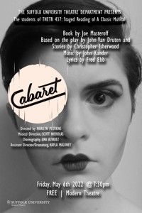 Cabaret - a staged reading show poster