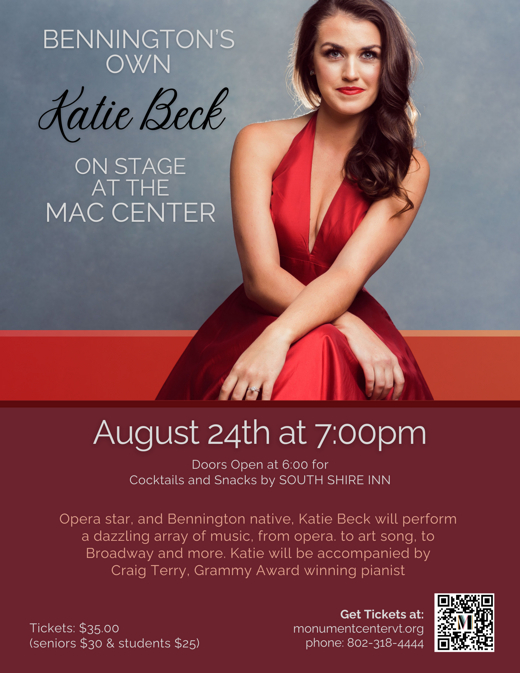 Katie Beck Sings show poster