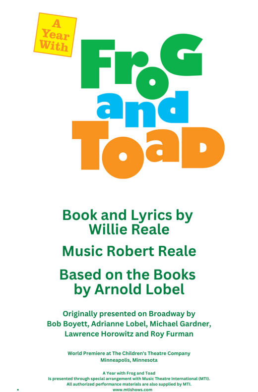 A Year With Frog and Toad