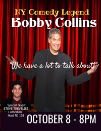  Comedian Bobby Collins - We have alot to talk about! in New Jersey Logo