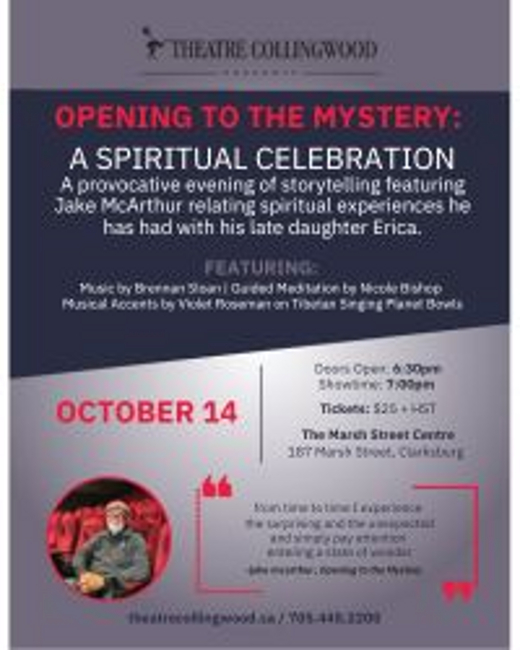 Opening to the Mystery – A Spiritual Celebration & Storytelling show poster