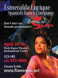 Esmeralda Enrique Spanish Dance Company presents Letters to Spain show poster