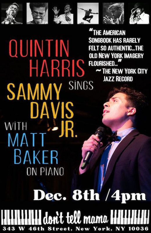 Quintin Harris Sings Sammy Davis Jr. in Off-Off-Broadway