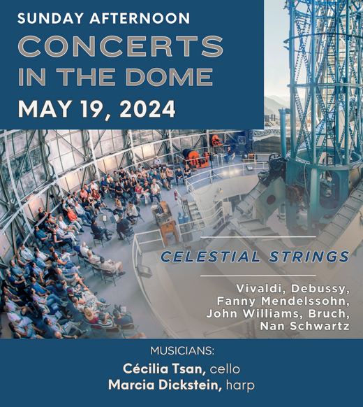 Mount Wilson Observatory Presents: Sunday Afternoon Concerts in the Dome featuring Celestial Strings in the Dome in 