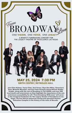 Broadway in the HOOD show poster