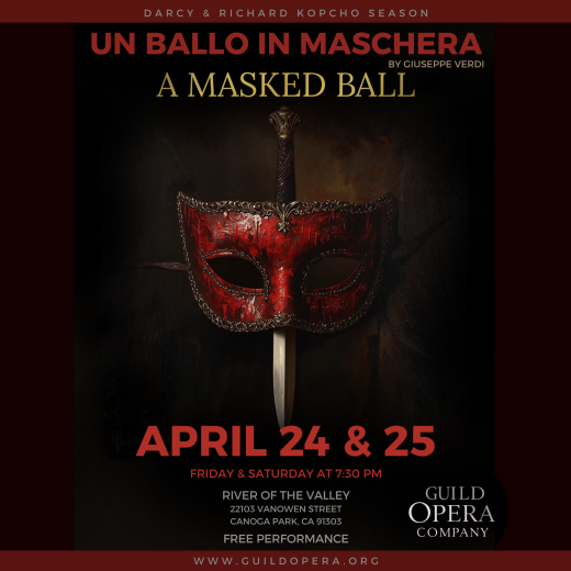 Un ballo in maschera (A Masked Ball) show poster