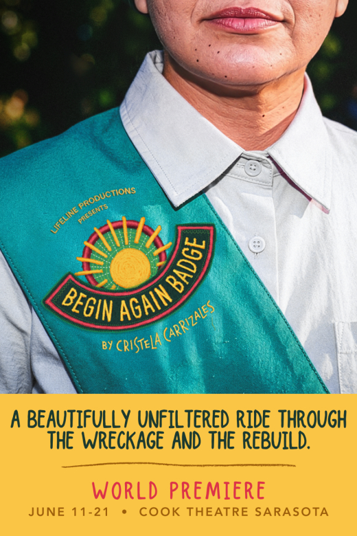 Begin Again Badge show poster