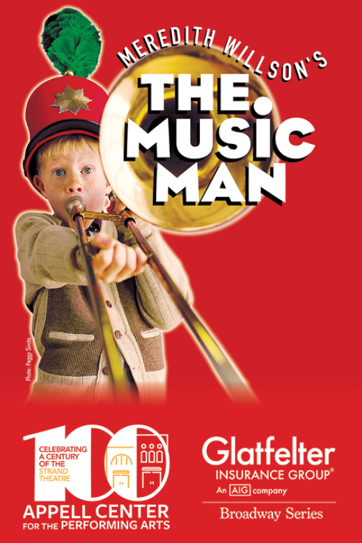 Meredith Willson's The Music Man show poster