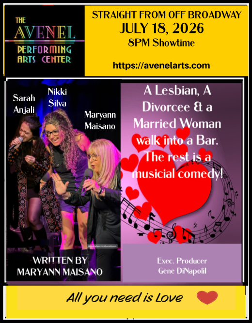 A Lesbian, a Divorcee & a Married Woman Walk into a Bar~ The rest is a musical comedy show poster