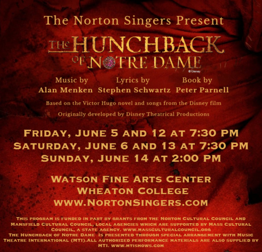 The Hunchback of Notre Dame show poster