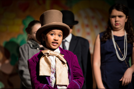 Willy Wonka JR show poster