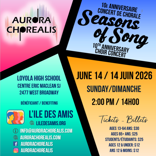 Seasons of Song show poster