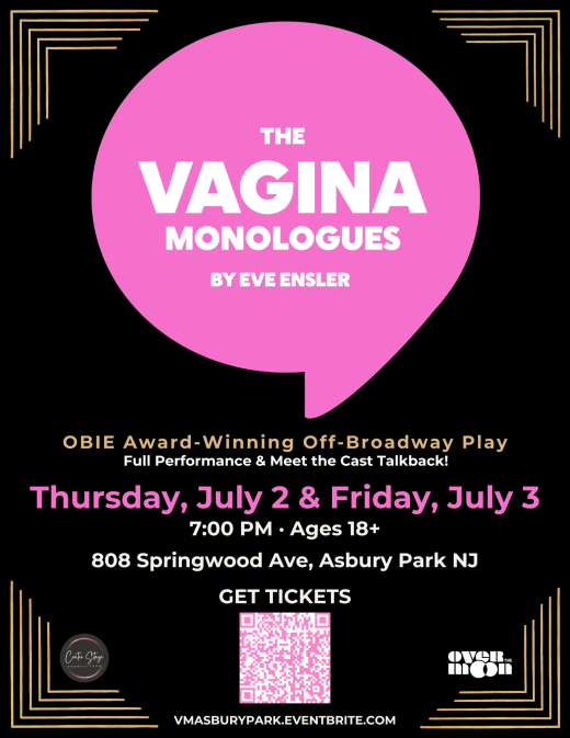 Center Stage Productions presents The Vagina Monologues by Eve Ensler in New Jersey