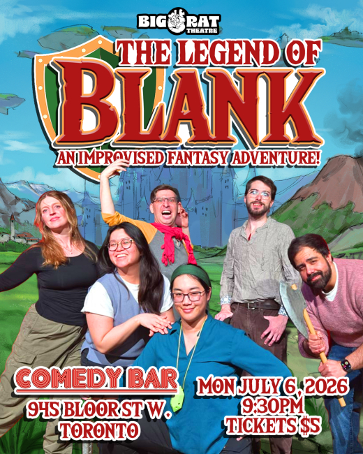 The Legend Of Blank in Toronto