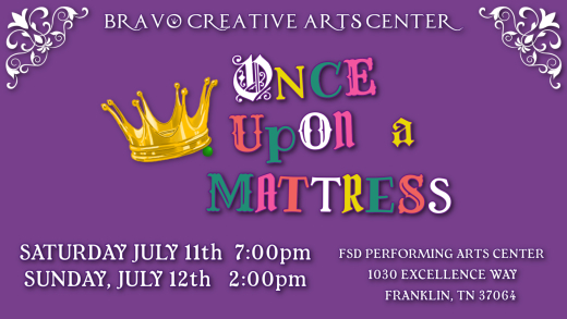 Once Upon a Mattress show poster
