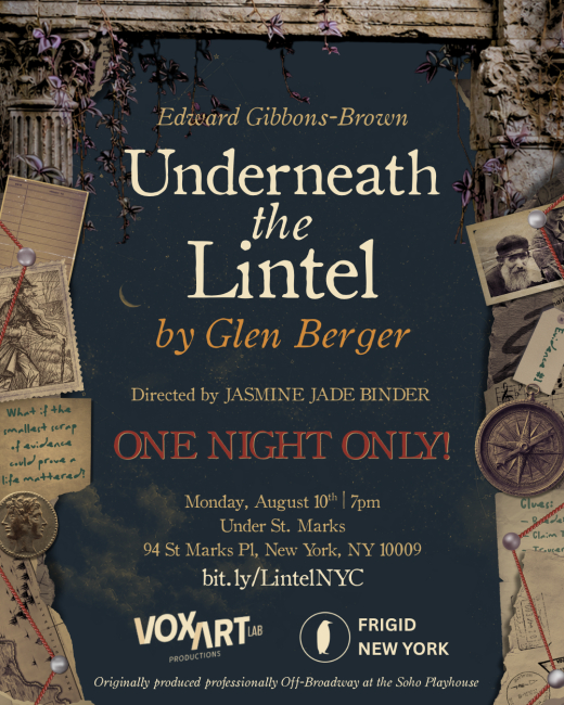 Underneath the Lintel show poster