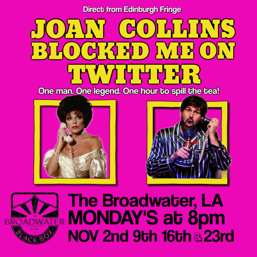 Joan Collins Blocked Me on Twitter