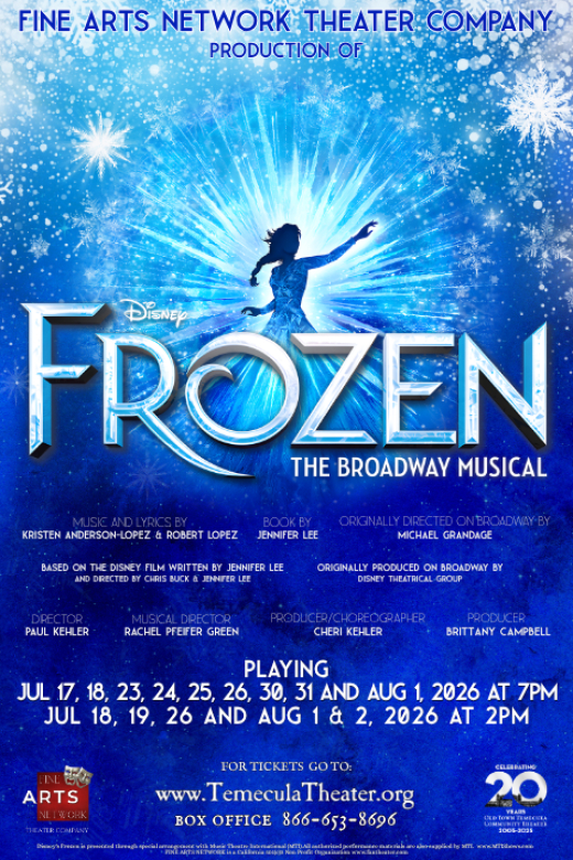 Disney FROZEN The Broadway Musical show poster