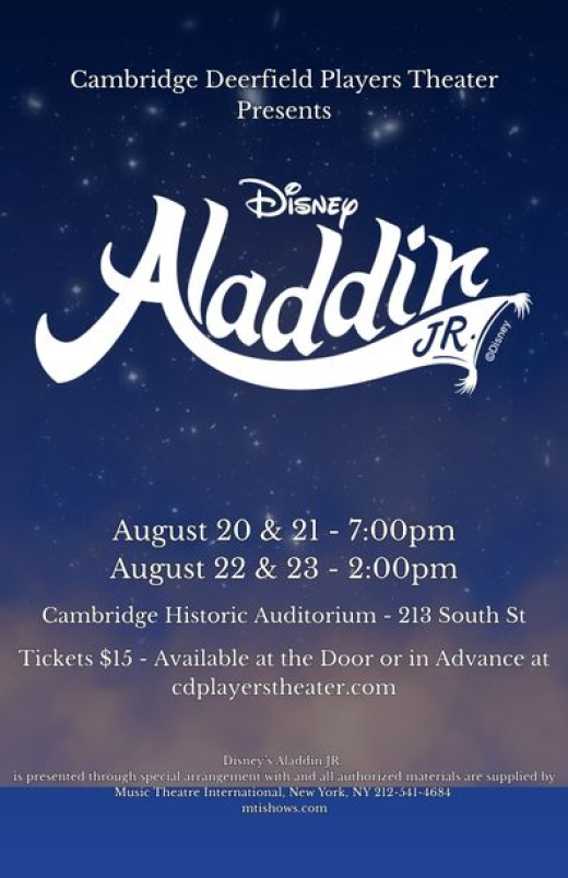 Disney's Aladdin Jr in Madison
