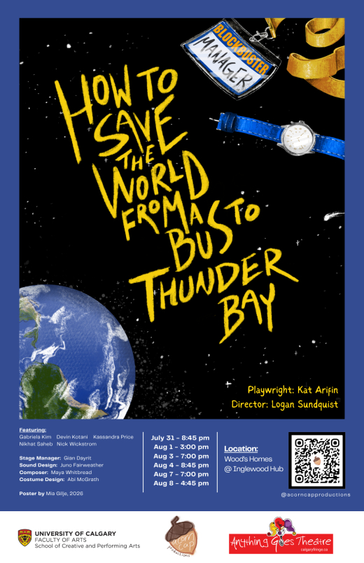 How to Save the World From a Bus to Thunder Bay in Calgary