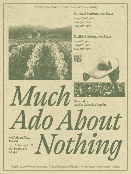 Much Ado About Nothing show poster