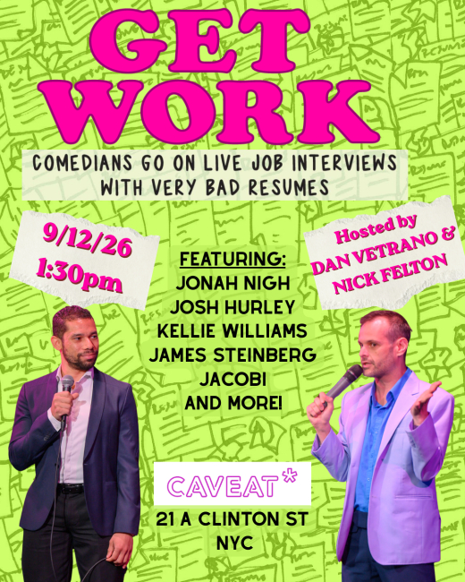 Get Work: Comics Interview For Real Jobs