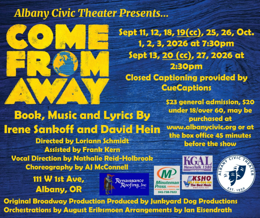 Come From Away in Oregon