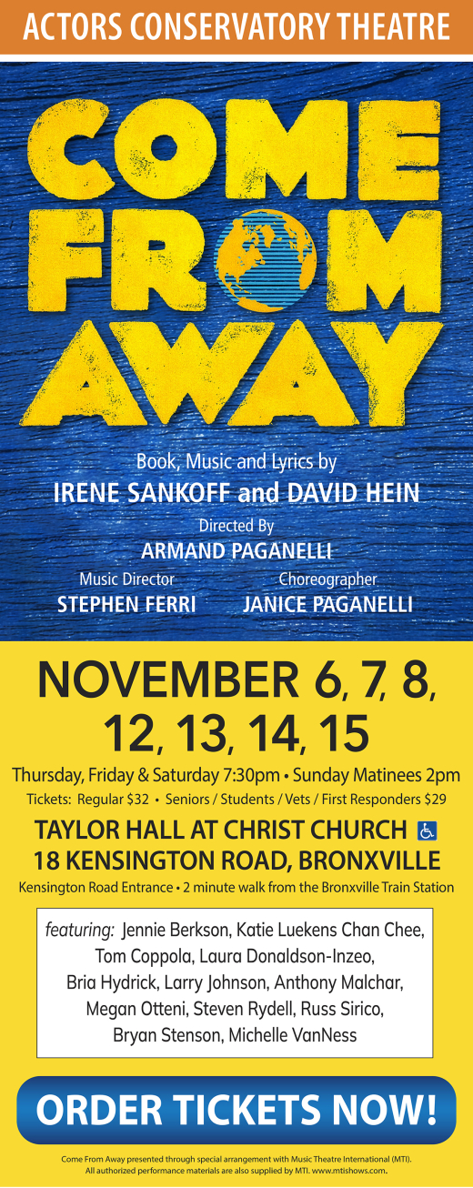 Come From Away in Rockland / Westchester