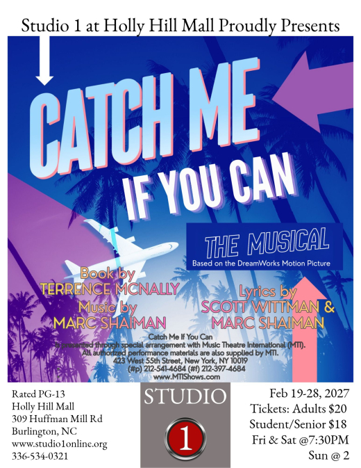 Catch Me If You Can in Raleigh