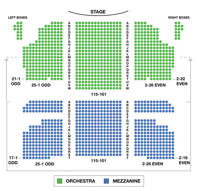 Al Hirschfeld Theatre Seating Chart – Best Seats, Real-Time Pricing, Tips &  Reviews💺