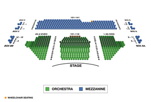 American Airlines Theatre Small Seating Chart