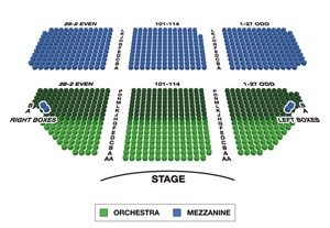 Music Box Theatre Small Seating Chart