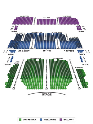 Broadway Seating Charts