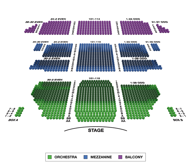 St. James Theatre (Broadway) Seating Chart