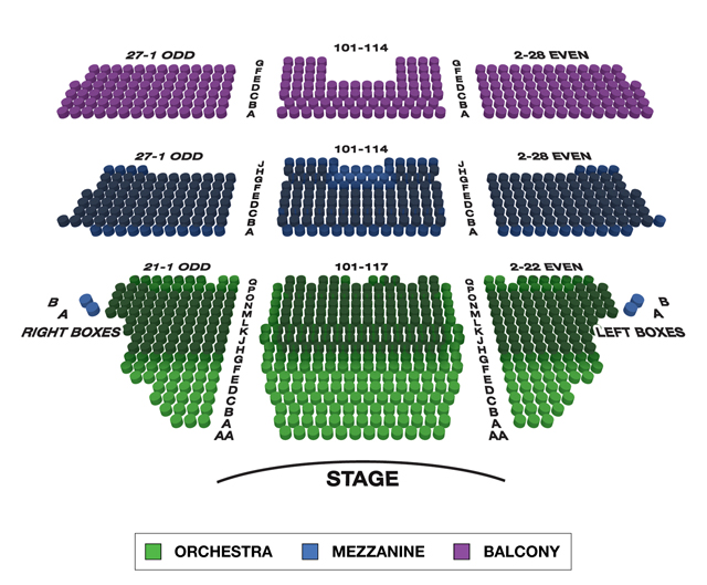 Longacre Theatre (Broadway) Seating Chart
