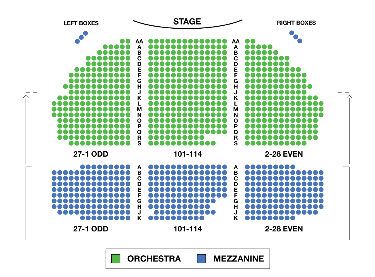 Gerald Schoenfeld Theatre Large Broadway Seating Charts