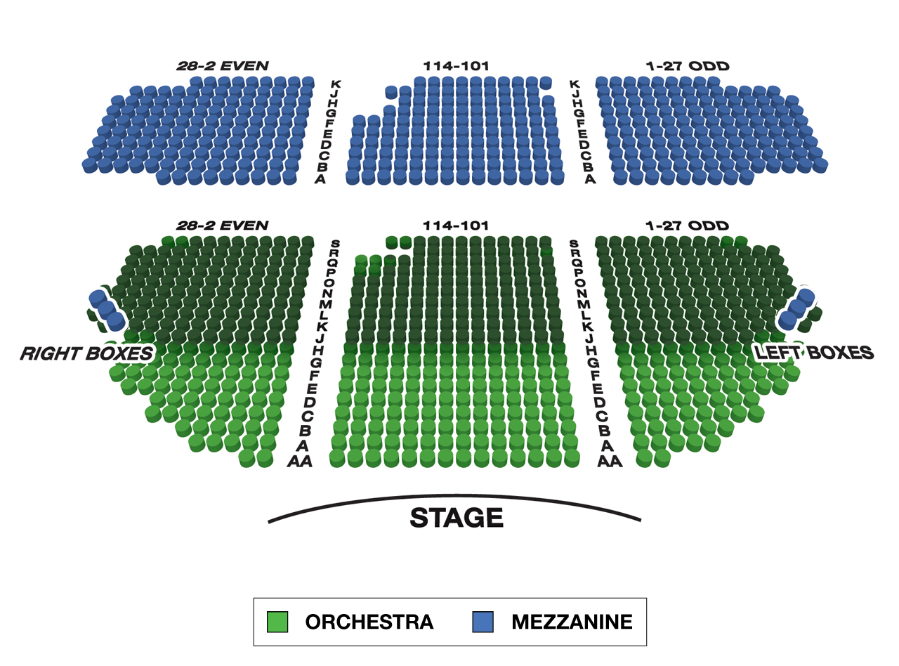 Gerald Schoenfeld Theatre Large Broadway Seating Charts
