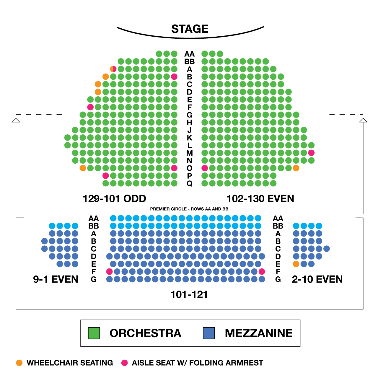 Samuel J Friedman Theatre Seating Chart