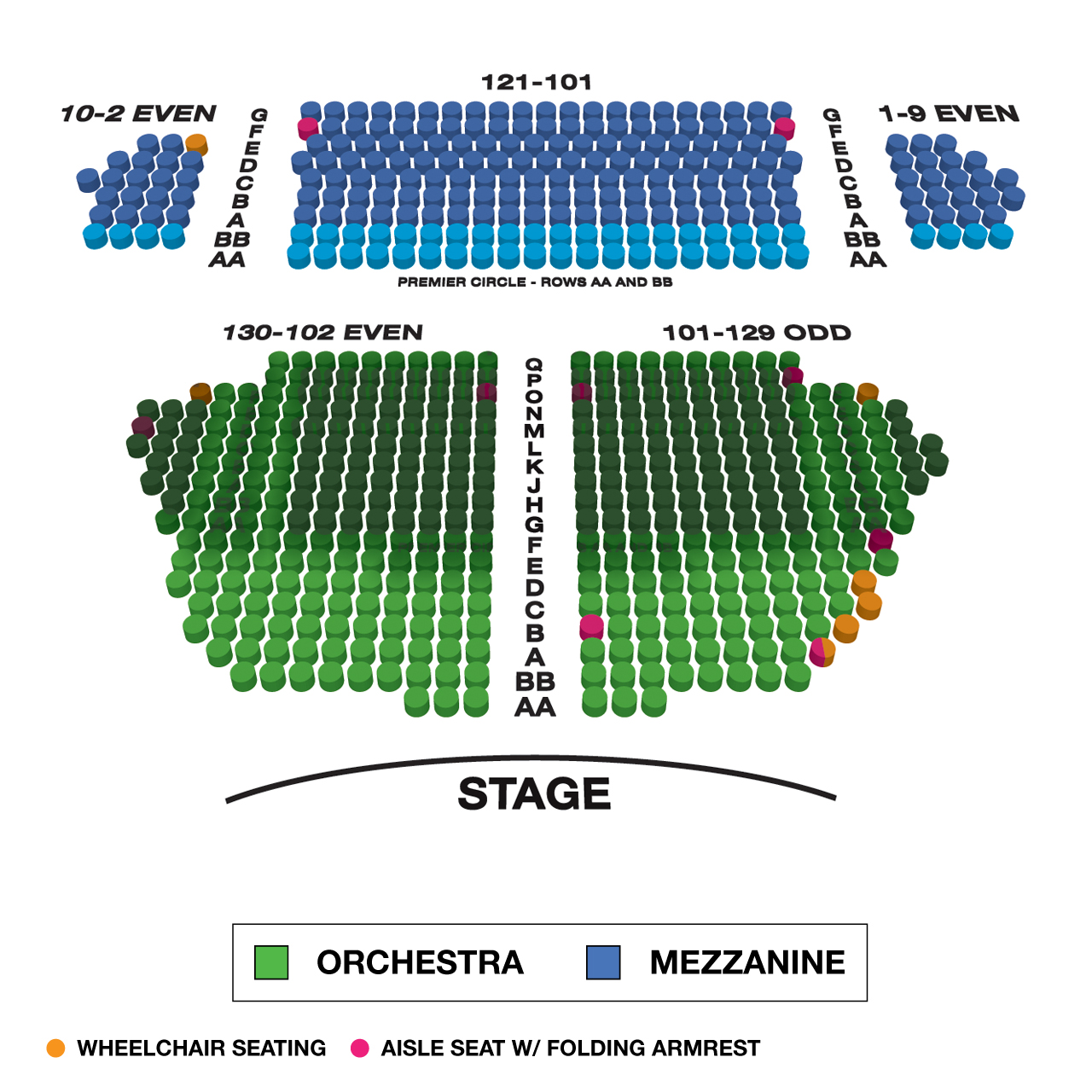 Okc Broadway Seating Chart