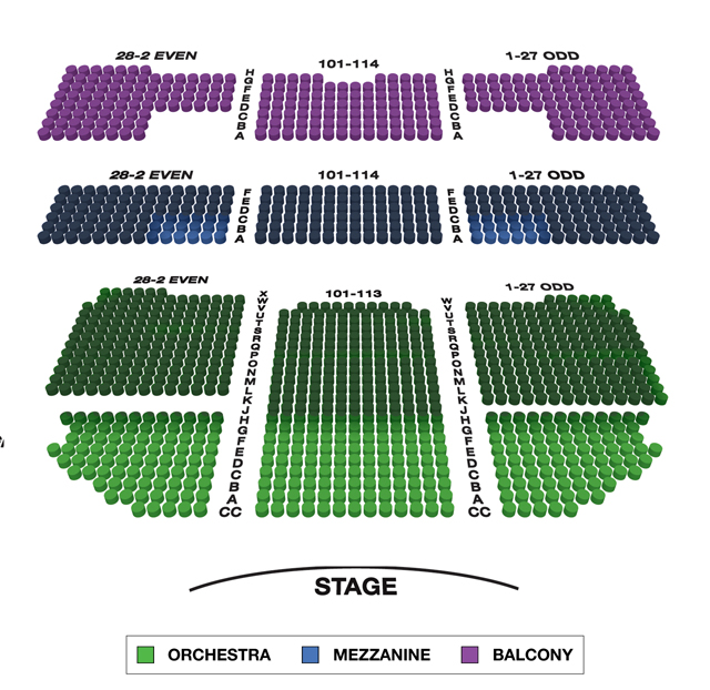 Richard Rodgers Theatre Broadway Seating Charts