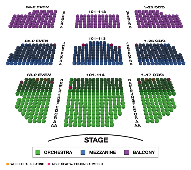 Lyceum Theatre (Broadway) Seating Chart