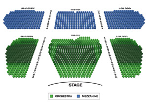 Marquis Theatre Small Seating Chart