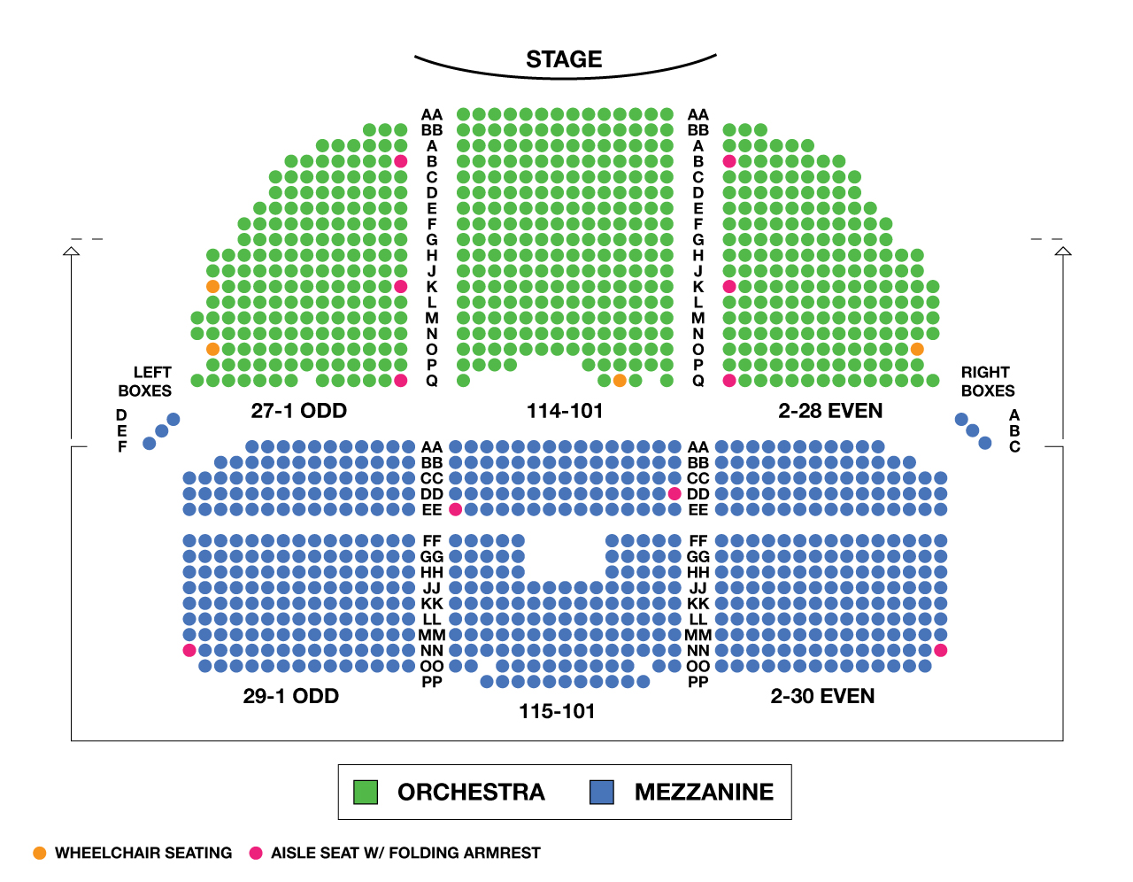 Nederlander Theatre Large Broadway Seating Charts   FINAL 