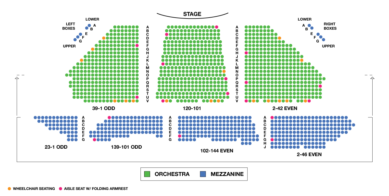 Engeman Theater Seating Chart