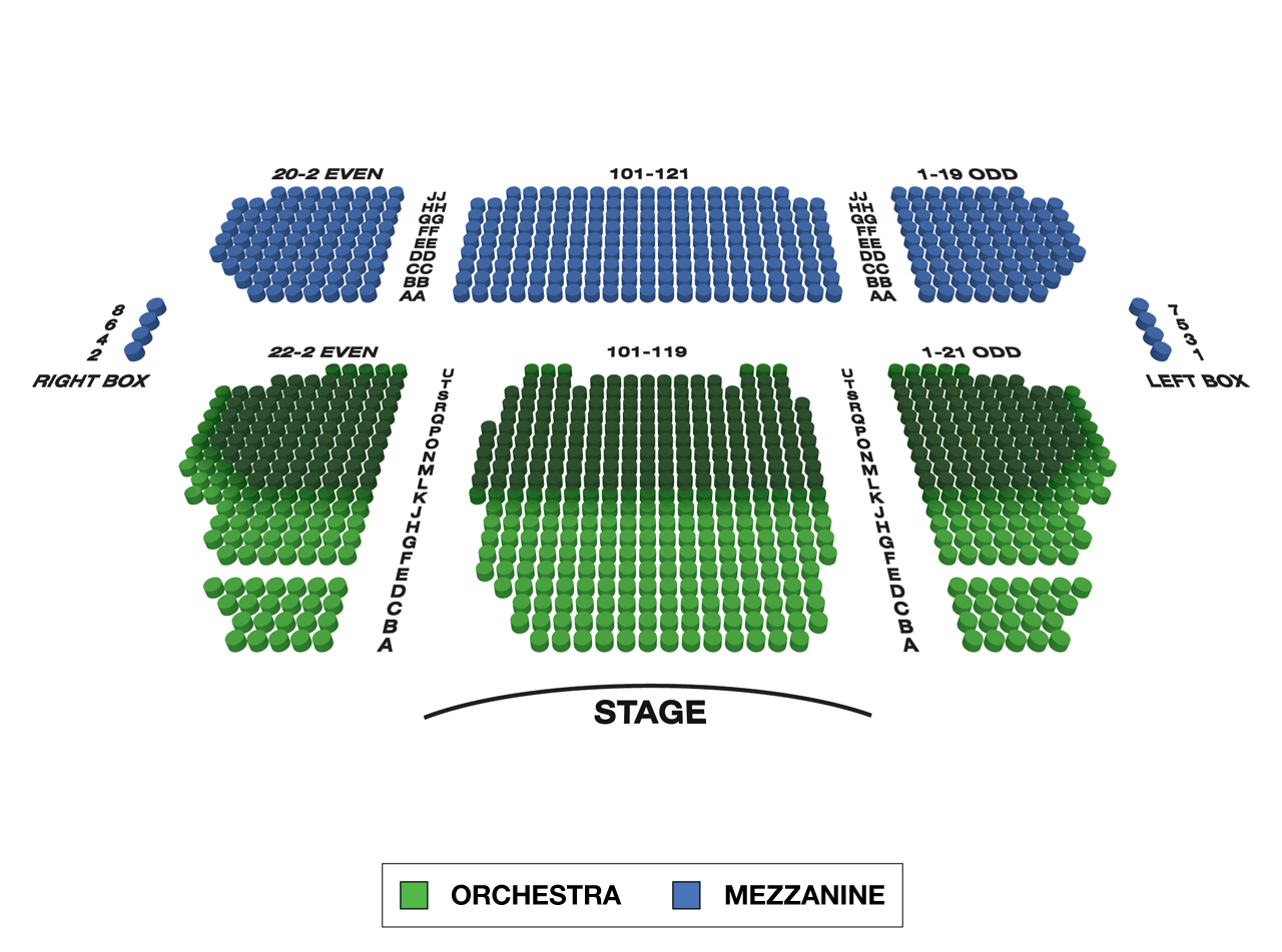 Sondheim Theater Seating Chart